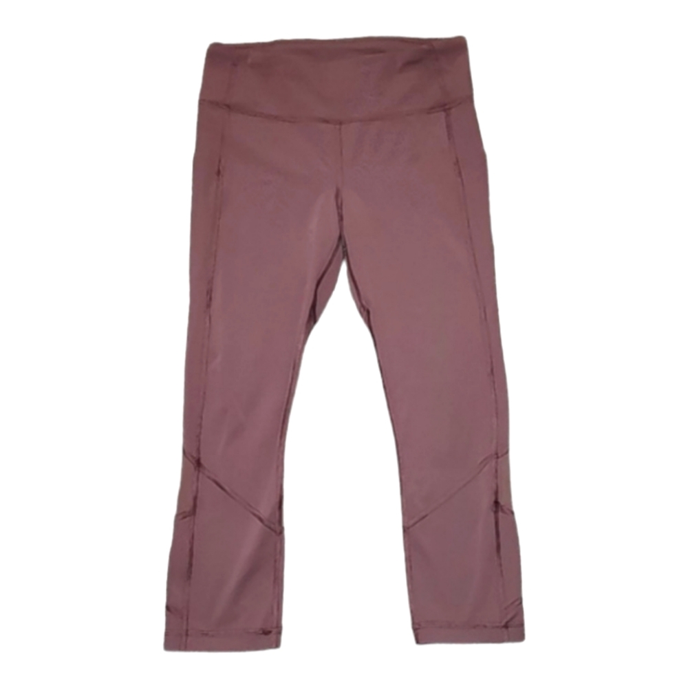 Lululemon Pace Rival Mauve Cropp Size 6 - image 1